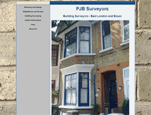 Tablet Screenshot of pjbsurveyors.com